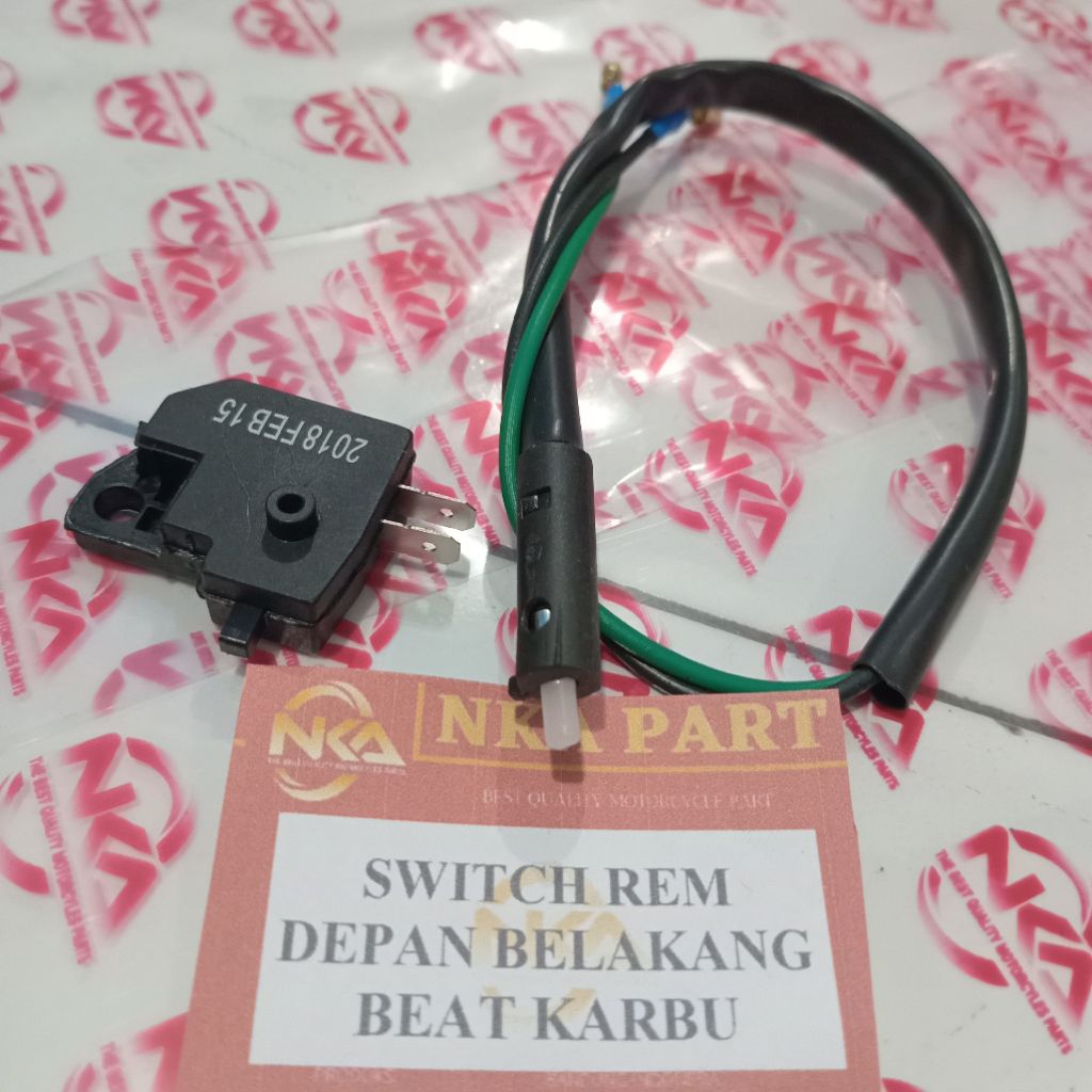 switch rem kanan kiri honda beat scoopy vario karbu fulset kabel switch rem depan belakang 2pcs