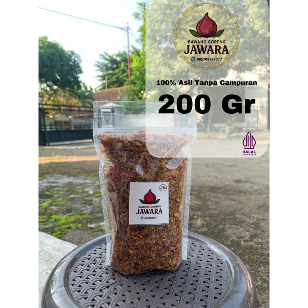 

Bawang Goreng Grade A kemasan 200 Gr renyah Kriukkkk