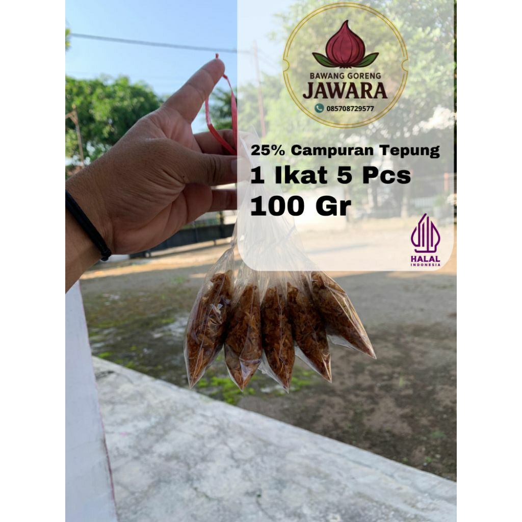 

Bawang Goreng Grade B+ Paket dagang 100gr Renyah Kriuk mantab