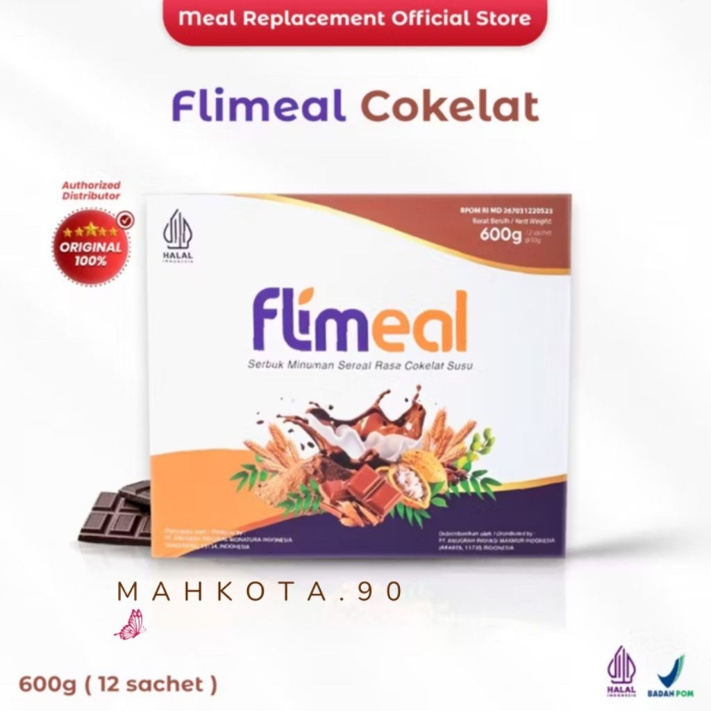 

(mahkota.90) - Flimeal Coklat 12 sachet