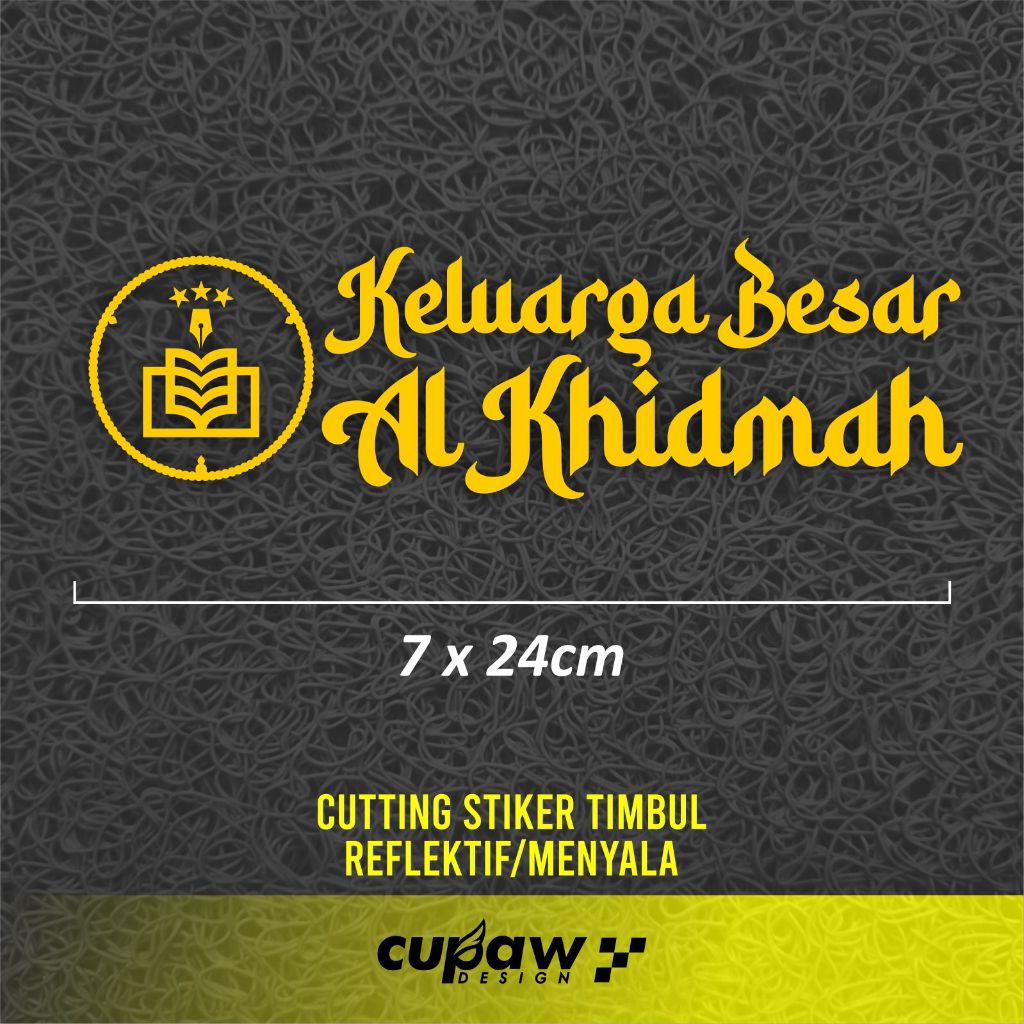 

Stiker Keluarga Besar Al Khidmah Cutting Besar