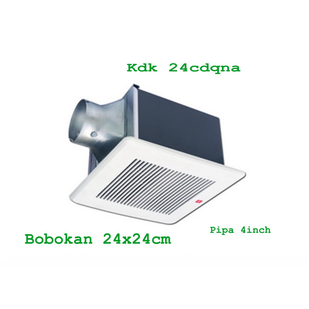 Exhaust fan KDK 24cdqna exhaust fan plafon sirocco