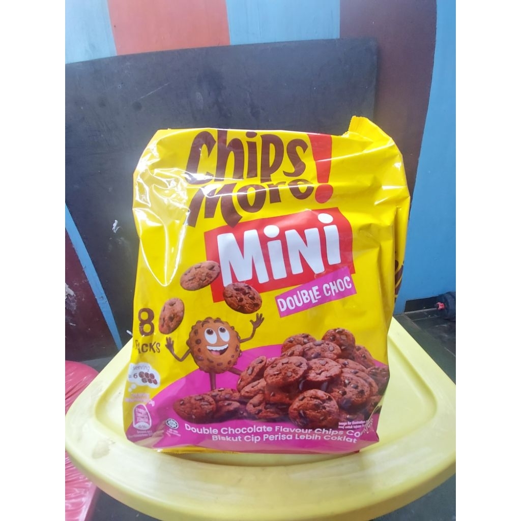 

Chips More Mini Double Choc ( 8 Packs )