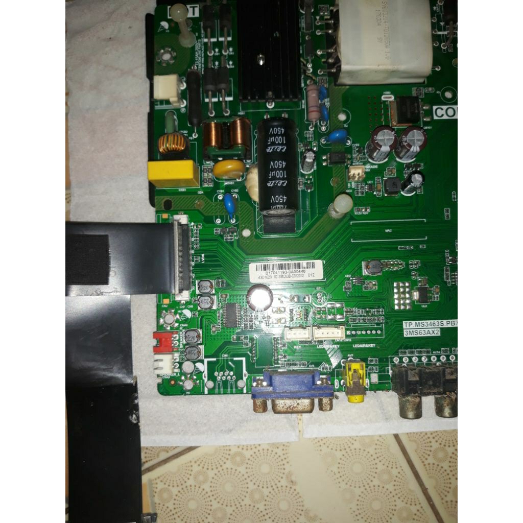 MAINBOARD TV Panasonic th43e306g / mesin tv panasonic digital TH43E306G