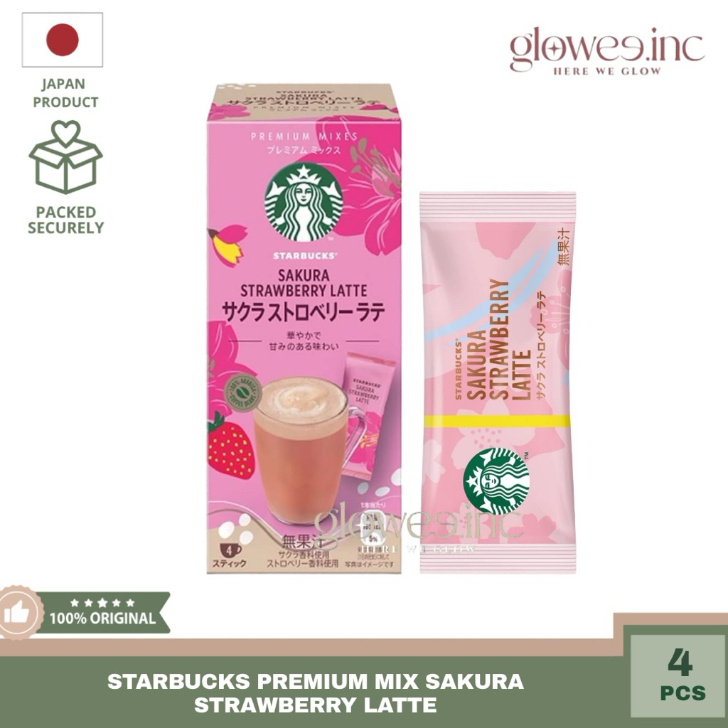 

READY STOCK - Starbucks Premium Mix Sakura Strawberry Latte Original Japan
