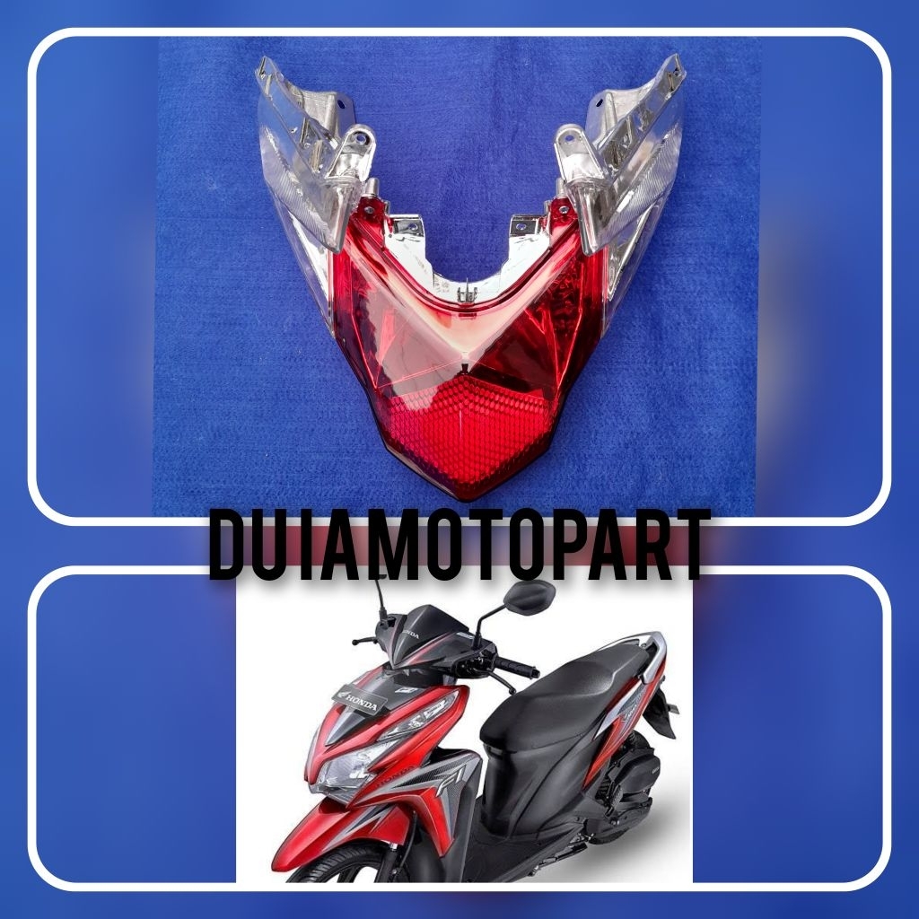 Reflektor lampu belakang lampu stop vario techno 125 old lama KZR