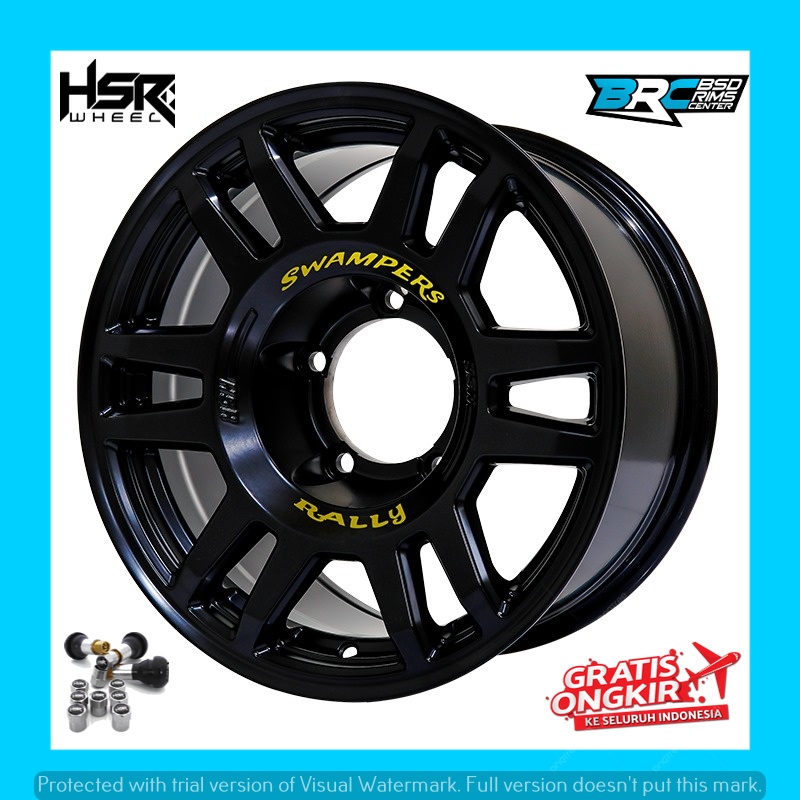 Velg mobil jimny katana dll hsr swampers ring 16 FREE ONGKIR