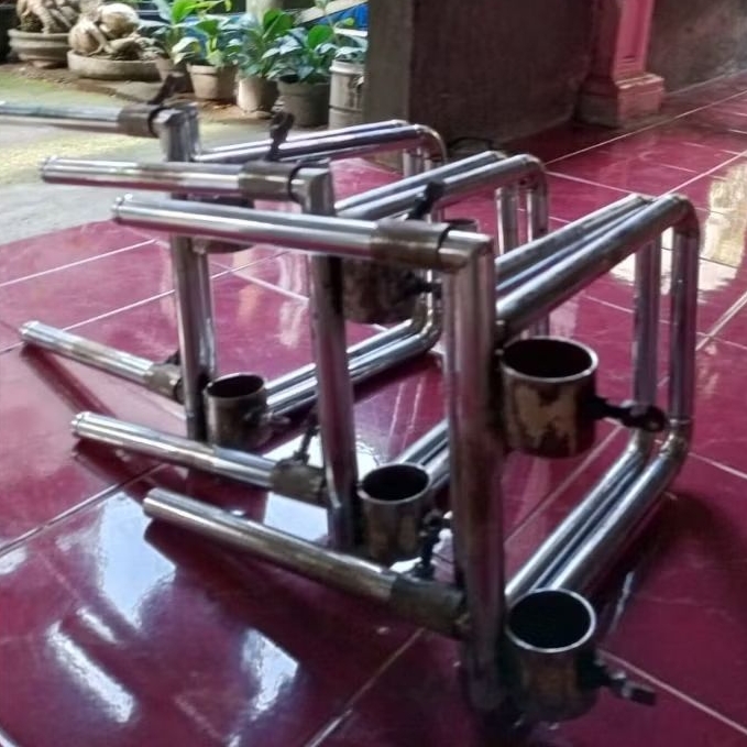 Jepit Kambing Alat Kawin Full Stenlis Bahan Shock Breaker Motor