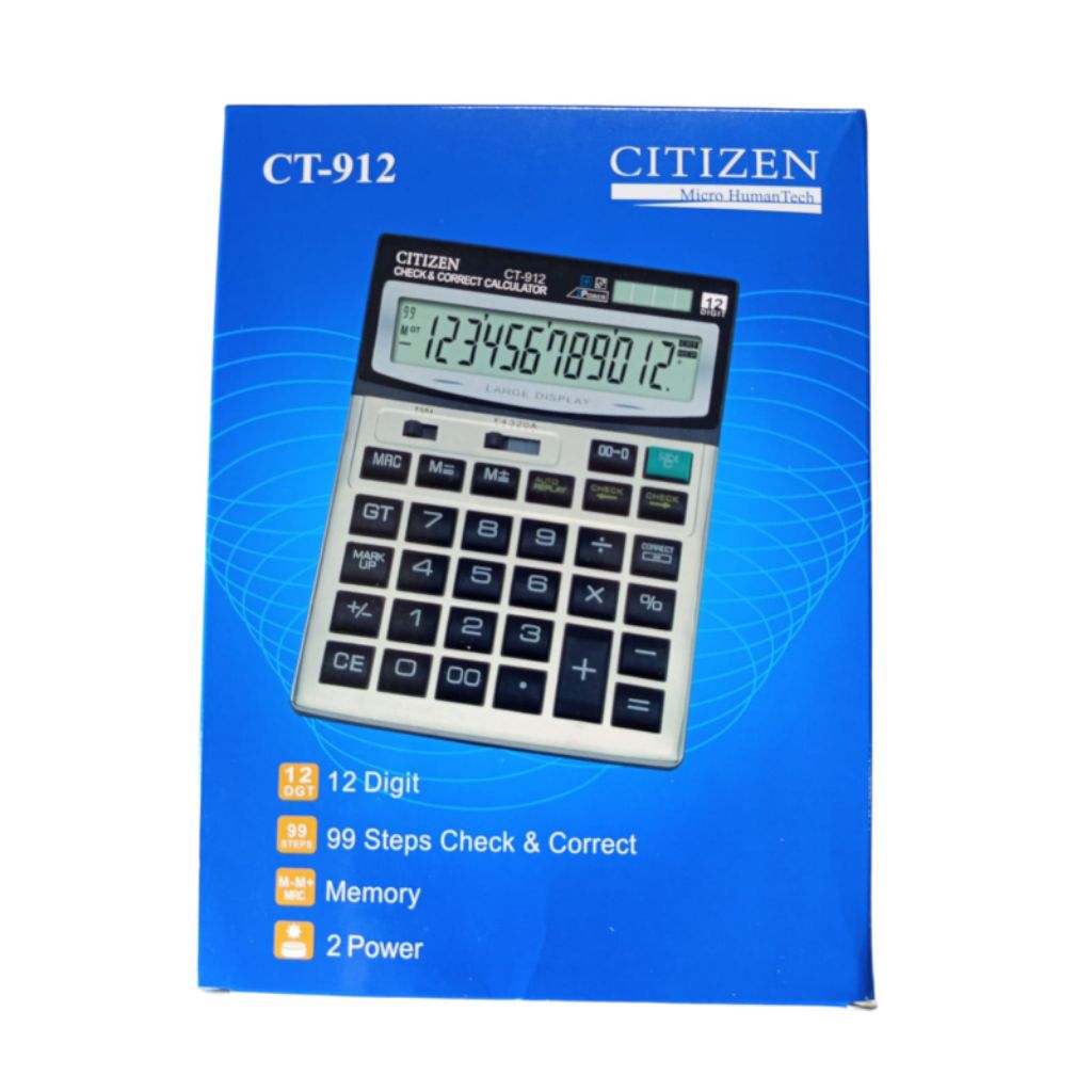 

Kalkulator Calculator Citizen 12Digit CT-912