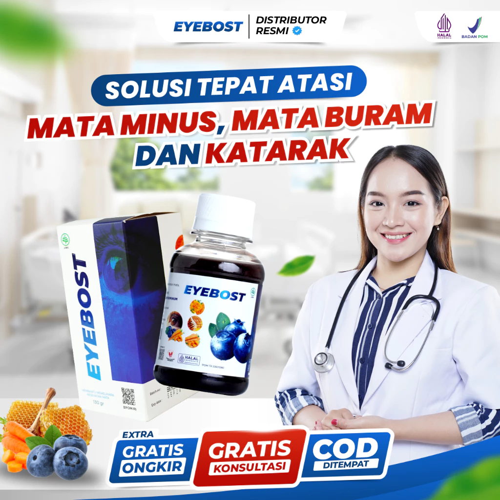 

Eyebost madu vitamin mata untuk kesehatan tetap terjaga