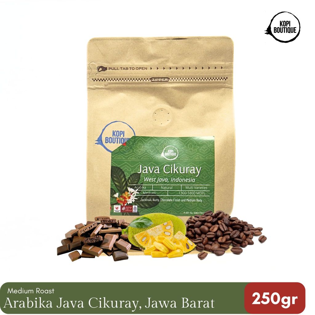 

Kopi Arabica Java Mt. Cikuray Natural 250gr - Kopi Garut Jawa Barat