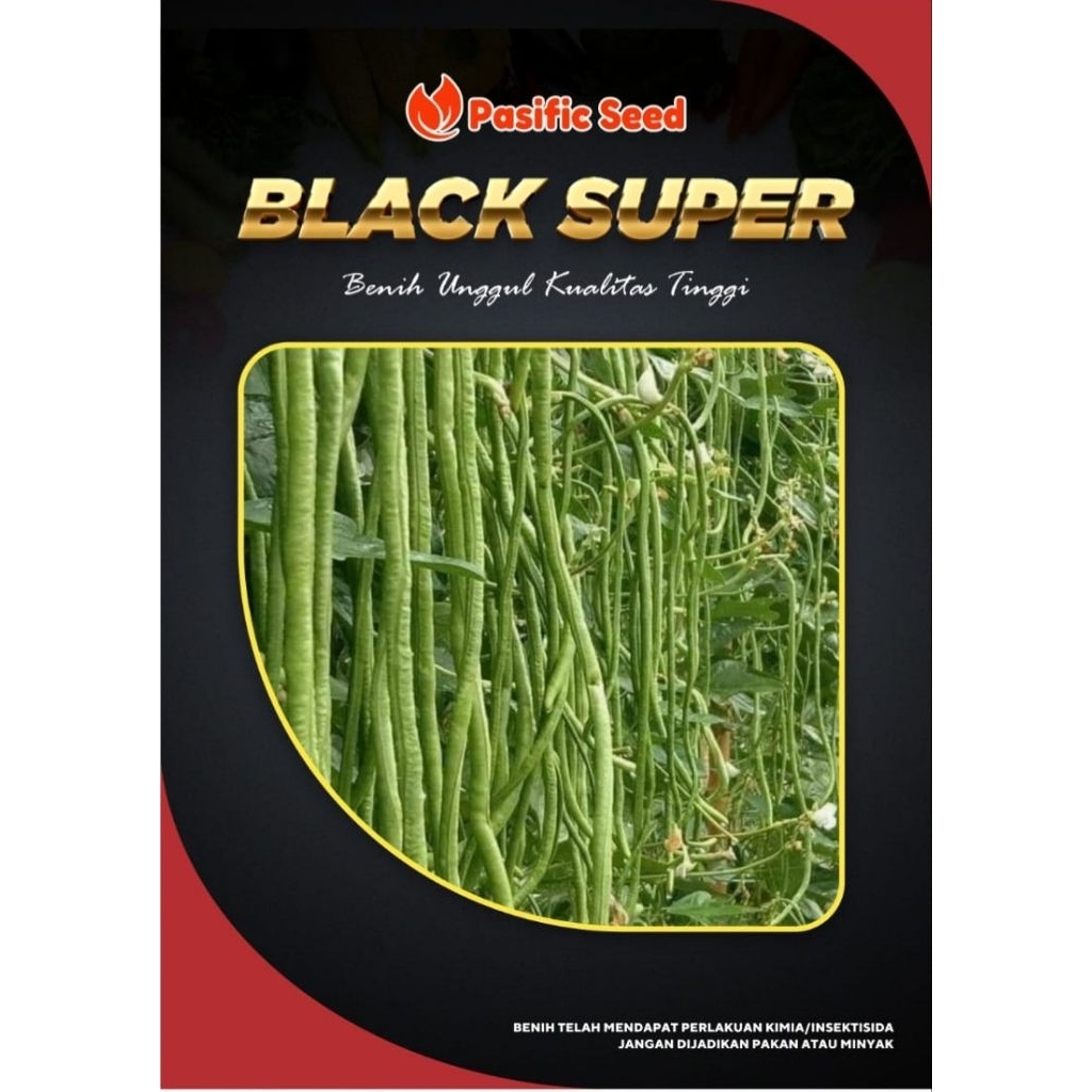 Benih Kacang Panjang Black Super 500 gram