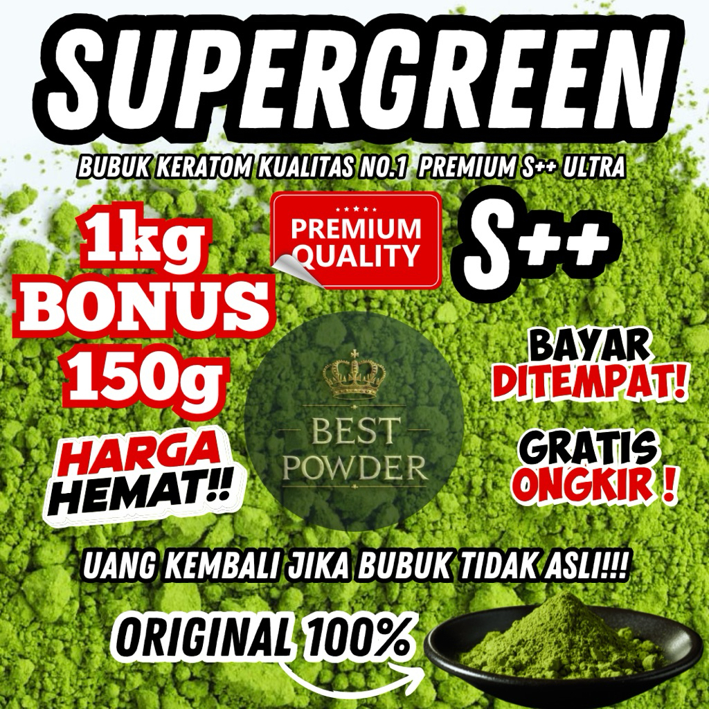 

BUBUK SUPER GREENSplus PURLIs+, SERBUK PURLIs+ DAUN PURLIKs+ BUBUK SUPER!! GEEEN S+ BORNEO KETUMLOKAL Bisa Untuk Bubuk kaktom Borneo Hijau daun PurS++ Promo Kalimantanb dan Daun Blue Lotus