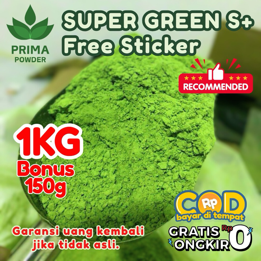

Prima Powder serbukkKbubuk Hijau S+
