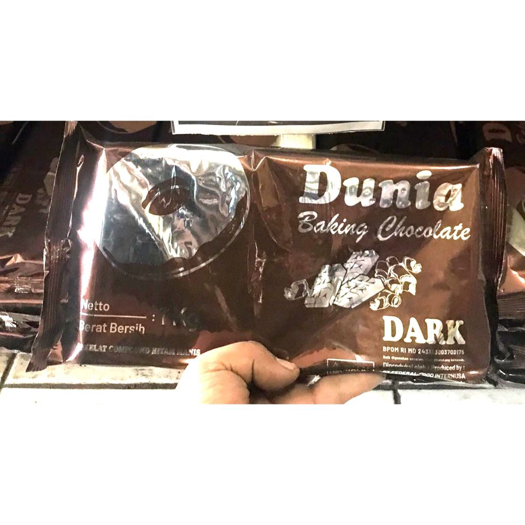 

COKELAT BLOK DUNIA 1KG COKLAT BATANG DARK RENYAH ENAK MANIS LEZAT CEMILAN