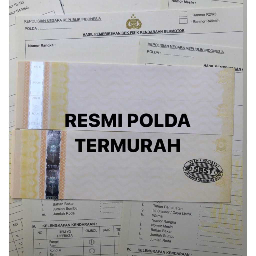 

Kertas Gesek Nomor Rangka dan Mesin Resmi / Stiker Gesek Kendaraan Rangka Mesin Samsat - Cek Fisik Kendaraan