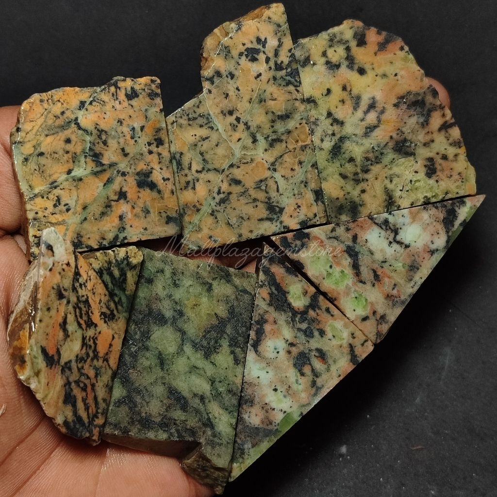 badar besi loreng asli natural nempel magnet / bahan batu badar besi loreng / batu badar besi