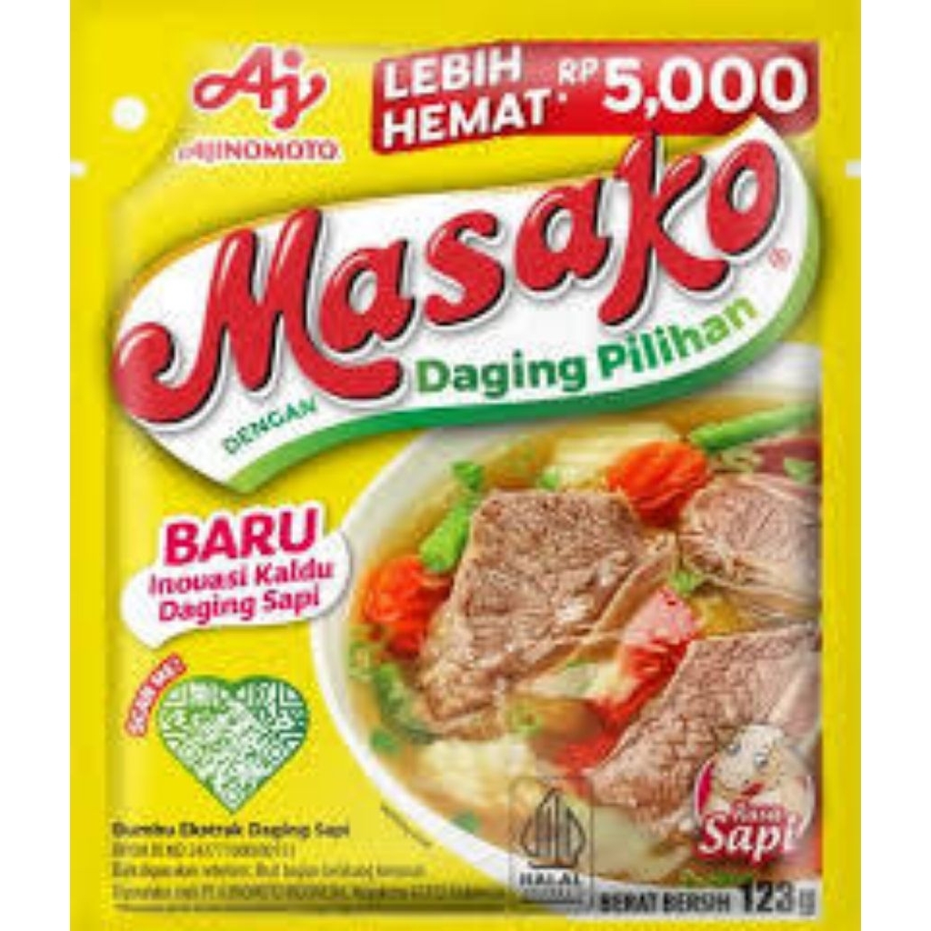 

masako rasa daging isi 100 pcs