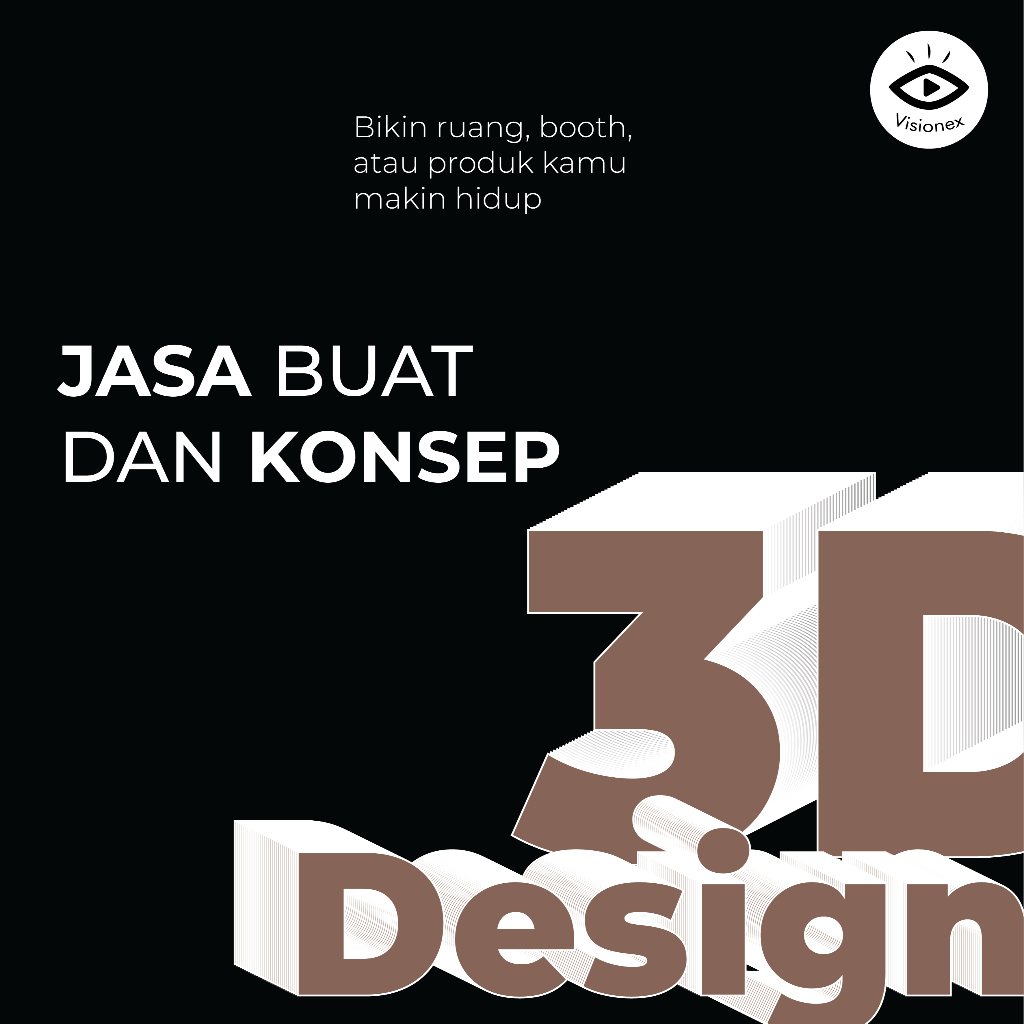 Jasa Desain 3D | Draft 3D Design (Sketchup) dan Layout (AutoCAD), Untuk keperluan Event, Interior Ru