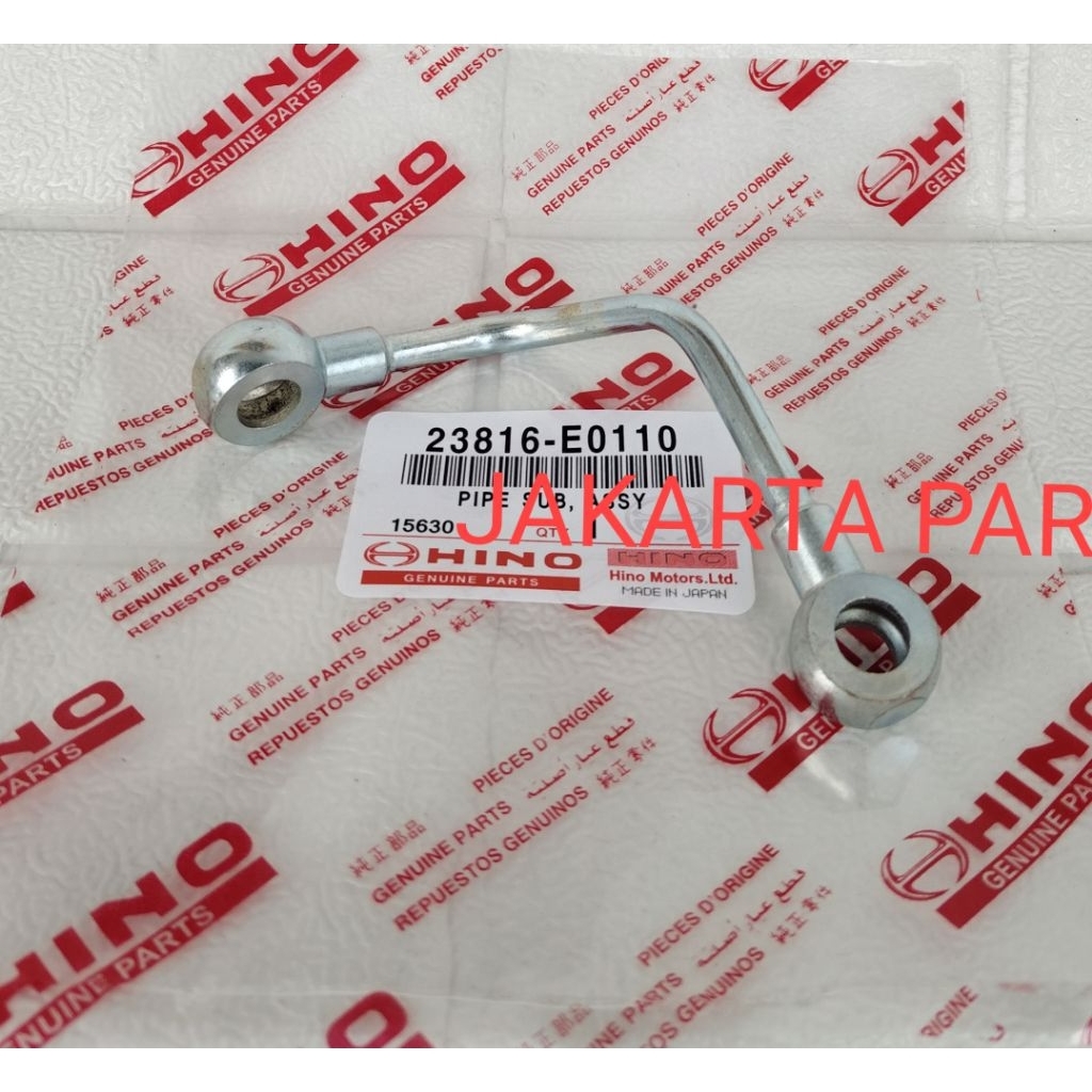 Pipa injection 23816-E0110 pipa injeksi pump pipa bospom hino dutro 130 Dyna ht130 dynasaurus