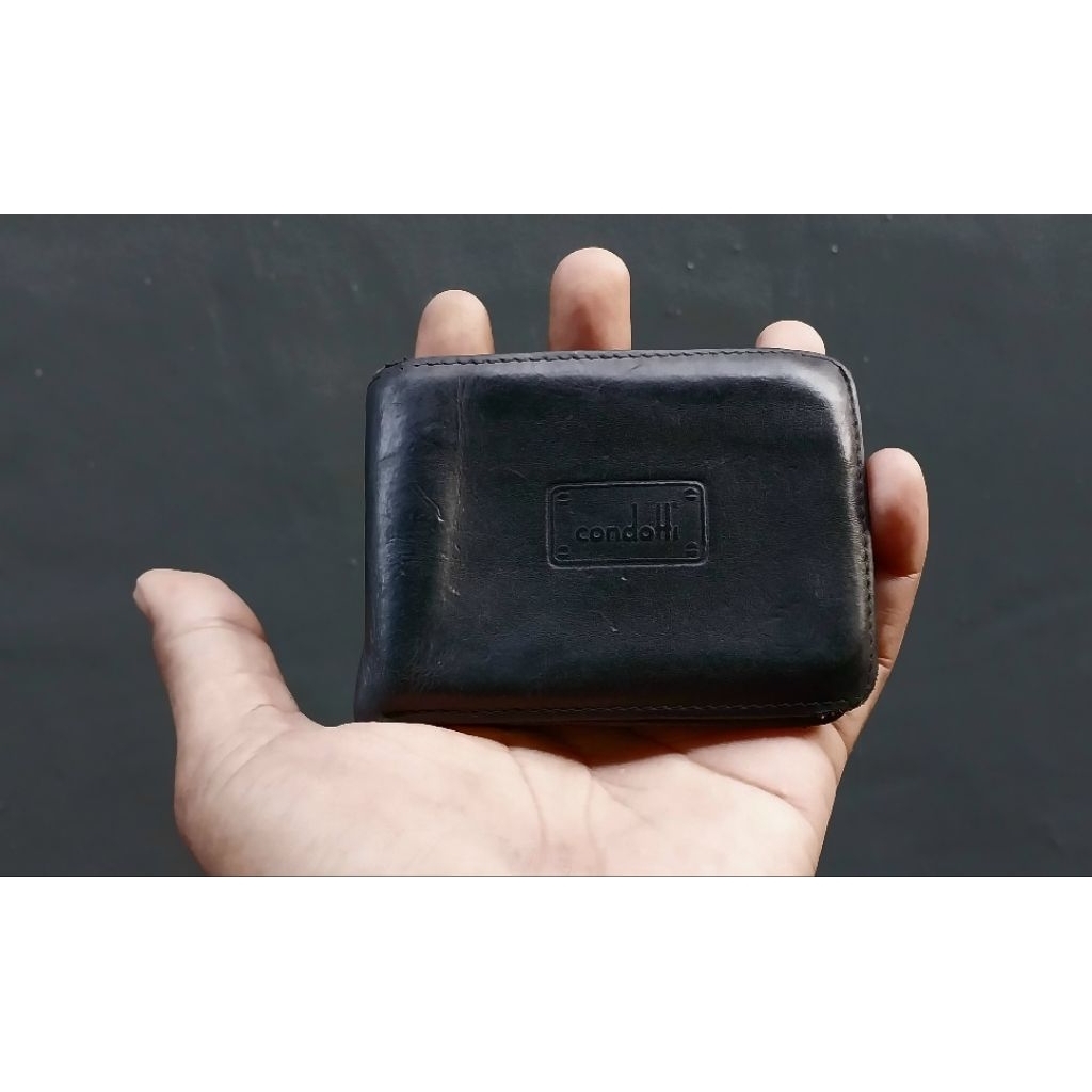 dompet kulit condotti original  preloved