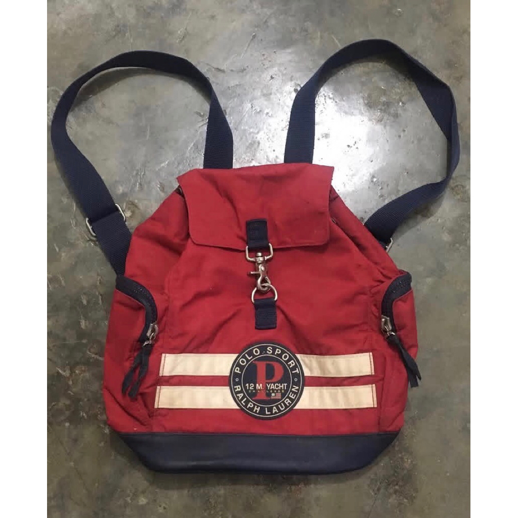 Vintage Polo Sport Ralph Lauren 12M Yacth challenge Rare Tas
