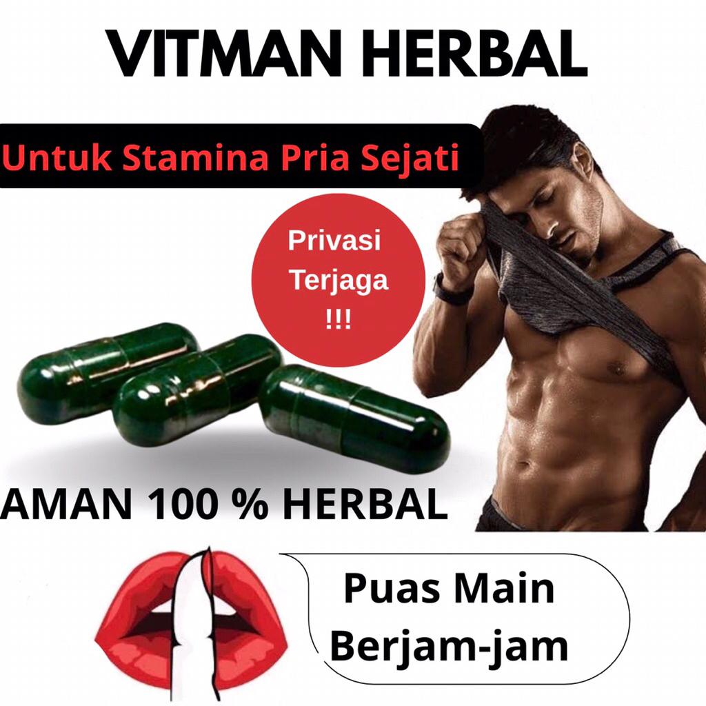 COD GRATIS ONGKIR OBAT KUAT VITMAN SUPLEMEN KESEHATAN PENUNJUANG STAMINA PRIA