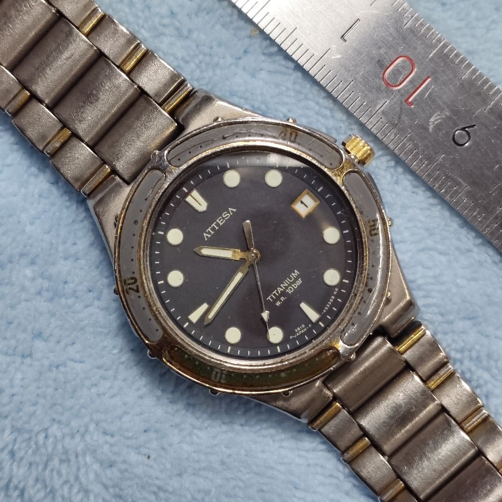 Jam Citizen Attesa Titanium GN-4-S Bekas