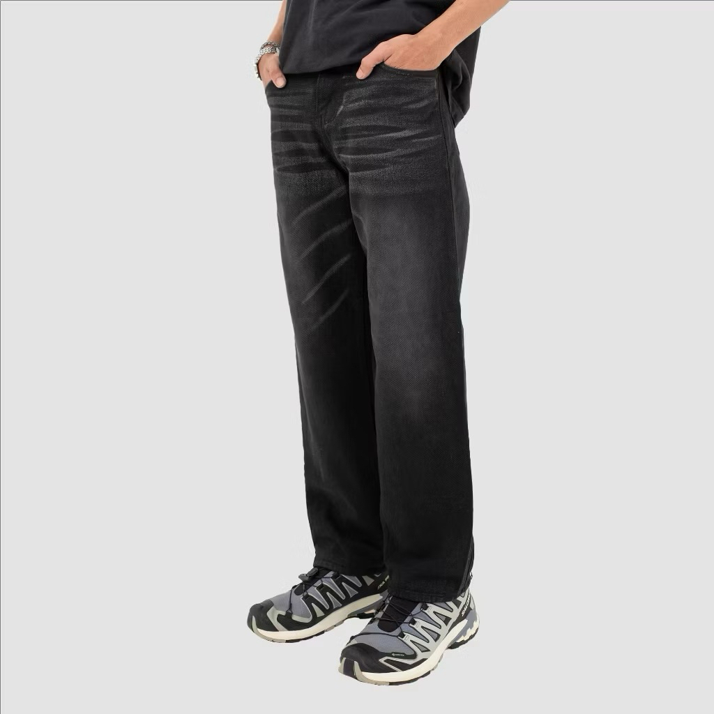Celana panjang pria fashion / celana denim pria Gembrong / baggy jeans pria