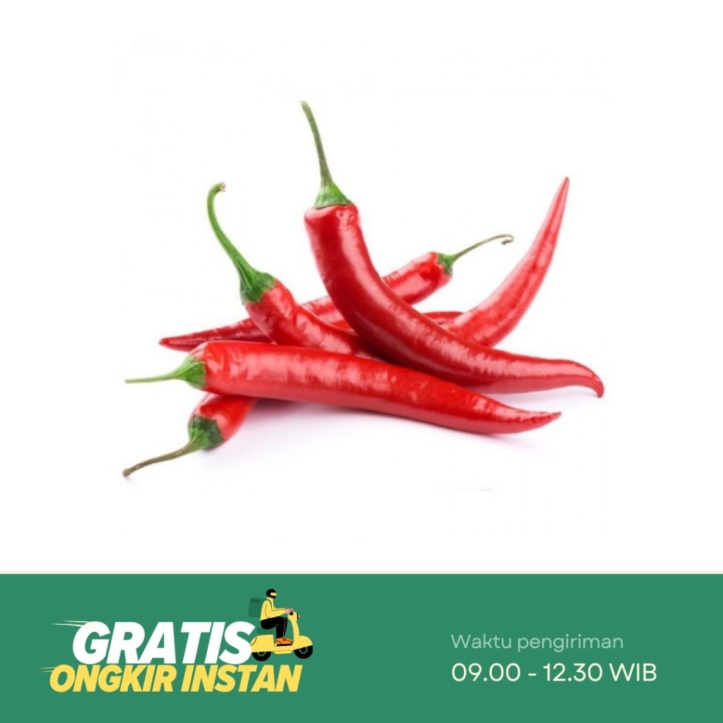 

Cabe Merah Besar 100 gr / 250 gr / 500 gram