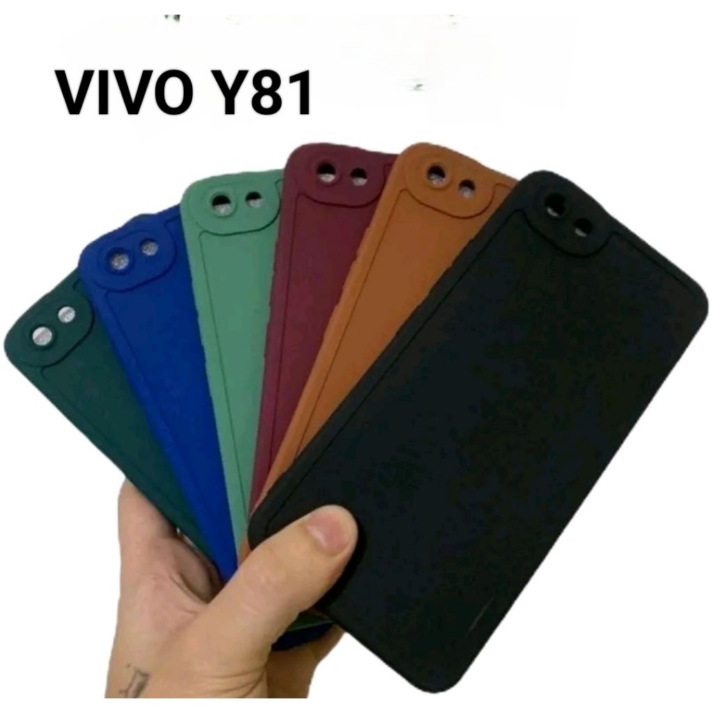 Softcase Casing Vivo Y81 Y81i Silikon Case Macaron Pro Camera