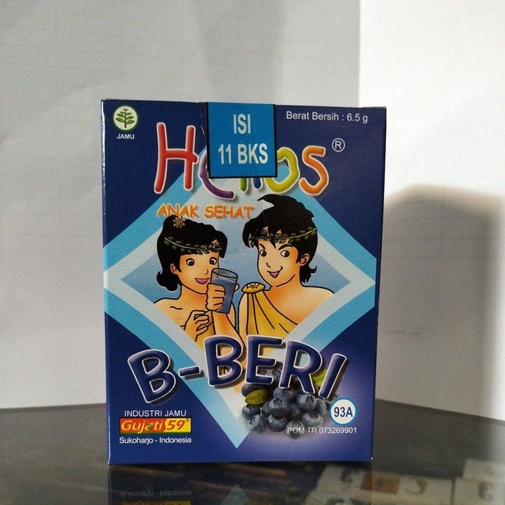 

Helios anak sehat rasa B-Bery 1 bok isi 11 sachet