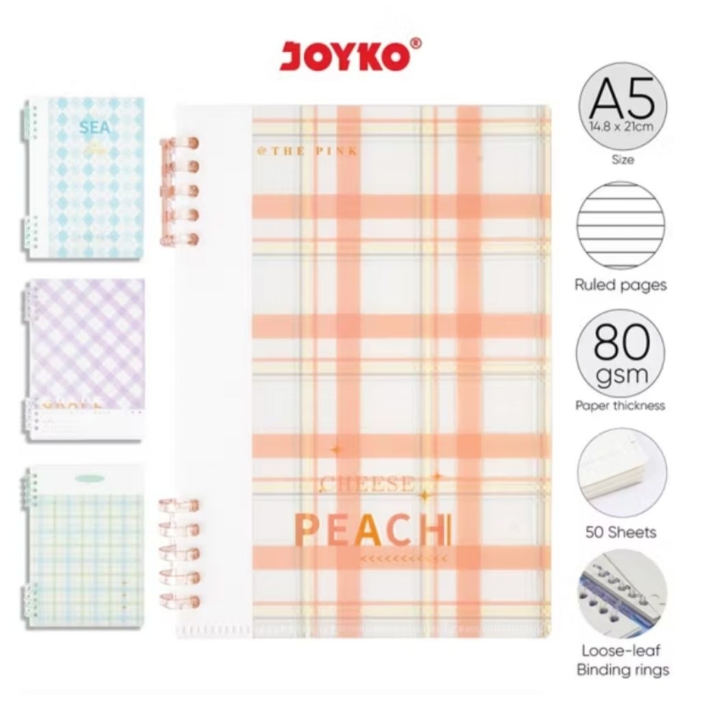 

Ruled Notebook Buku Tulis Catatan Bergaris Joyko NB-723 A5