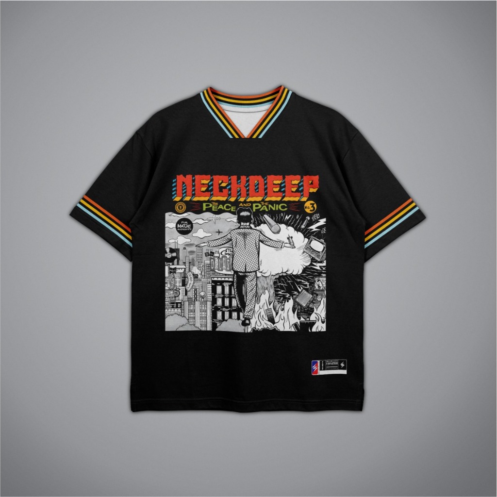 JERSEY BAND NECKDEEP OVERSIZE // JERSEY OVERSIZE // JERSEY BAND OVERSIZE // JERSEY NECKDEEP