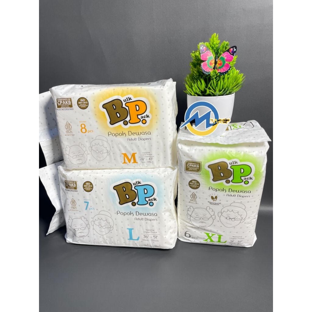 BP Bull Pack Popok Perekat Dewasa-Popok Dewasa-Pampers Dewasa BP