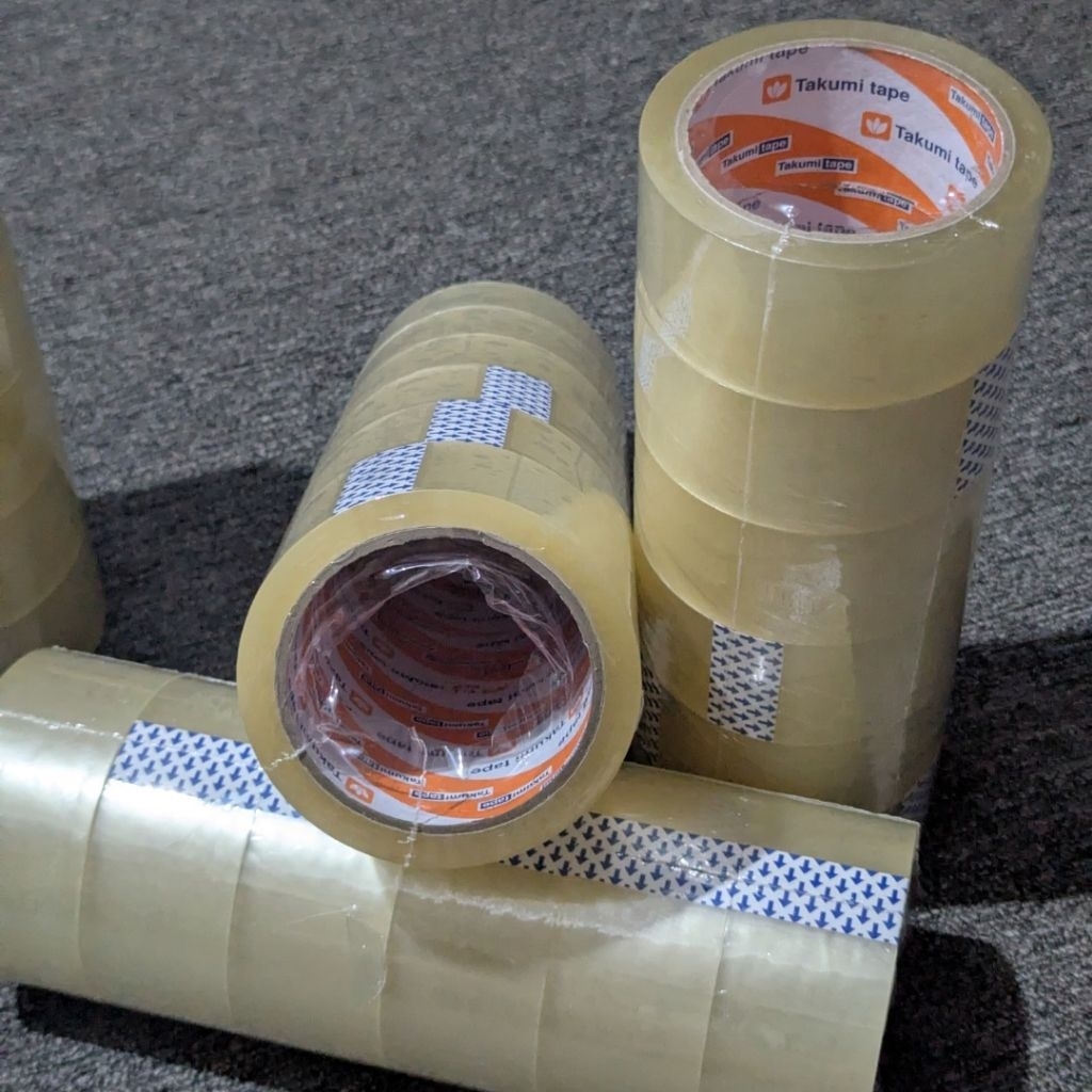 

LAKBAN TAKUMI TAPE 45MM x 90YARD LAKBAN BENING COKLAT 2 INCH
