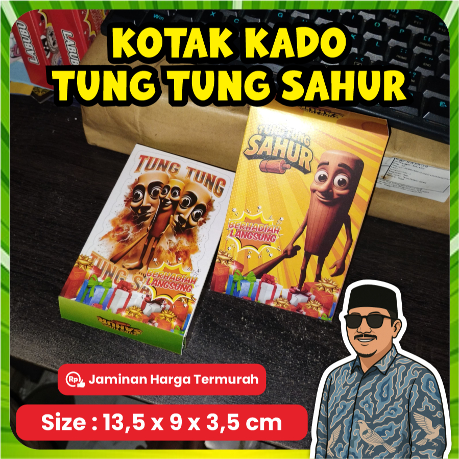 

Kotak Kado Kosong Karakter Tung Tung Sahur Anomali Murah dan Berkualitas