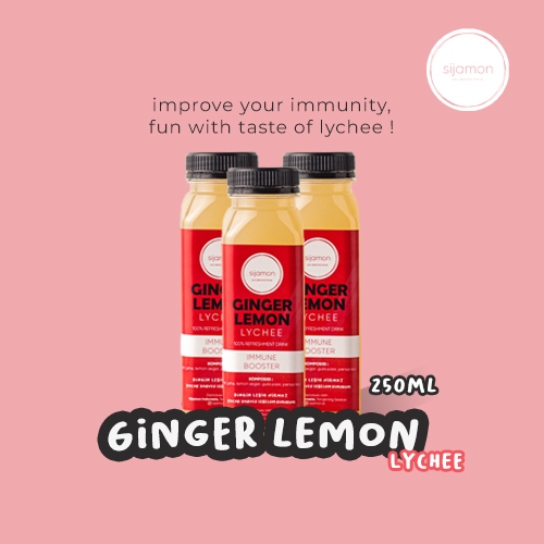 

Minuman Kesehatan SIJAMON Ginger Lemon Varian Rasa 250 ml Healthy Drink / Immune Booster
