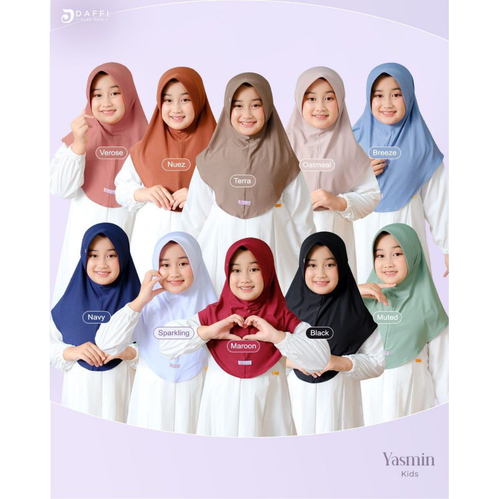 YASMIN KIDS JILBAB INSTAN BY DAFFI HIJAB