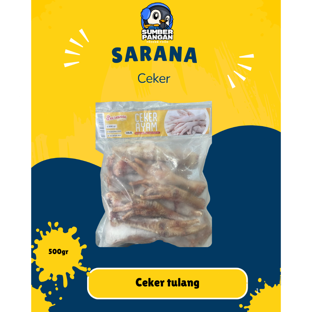 

Sarana Ceker tulang 500gr/Ceker Ayam