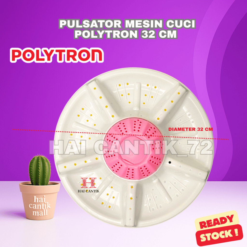 PULSATOR MESIN CUCI POLYTRON 32 CM PINK – PENGADUK MESIN CUCI POLITRON 2 TABUNG - PULSATOR POLYTRON 