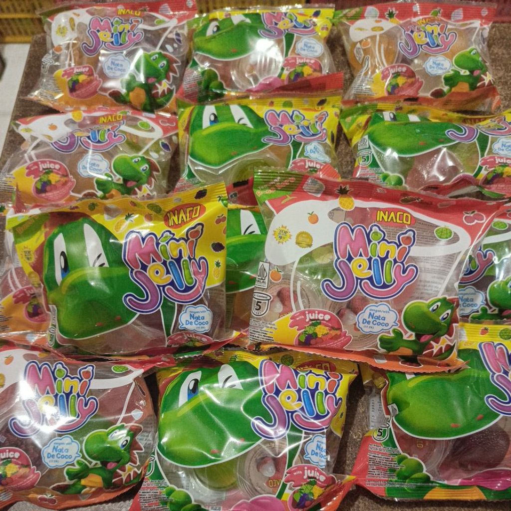 

inaco mini jelly dengan nata de Coco isi 5 cups