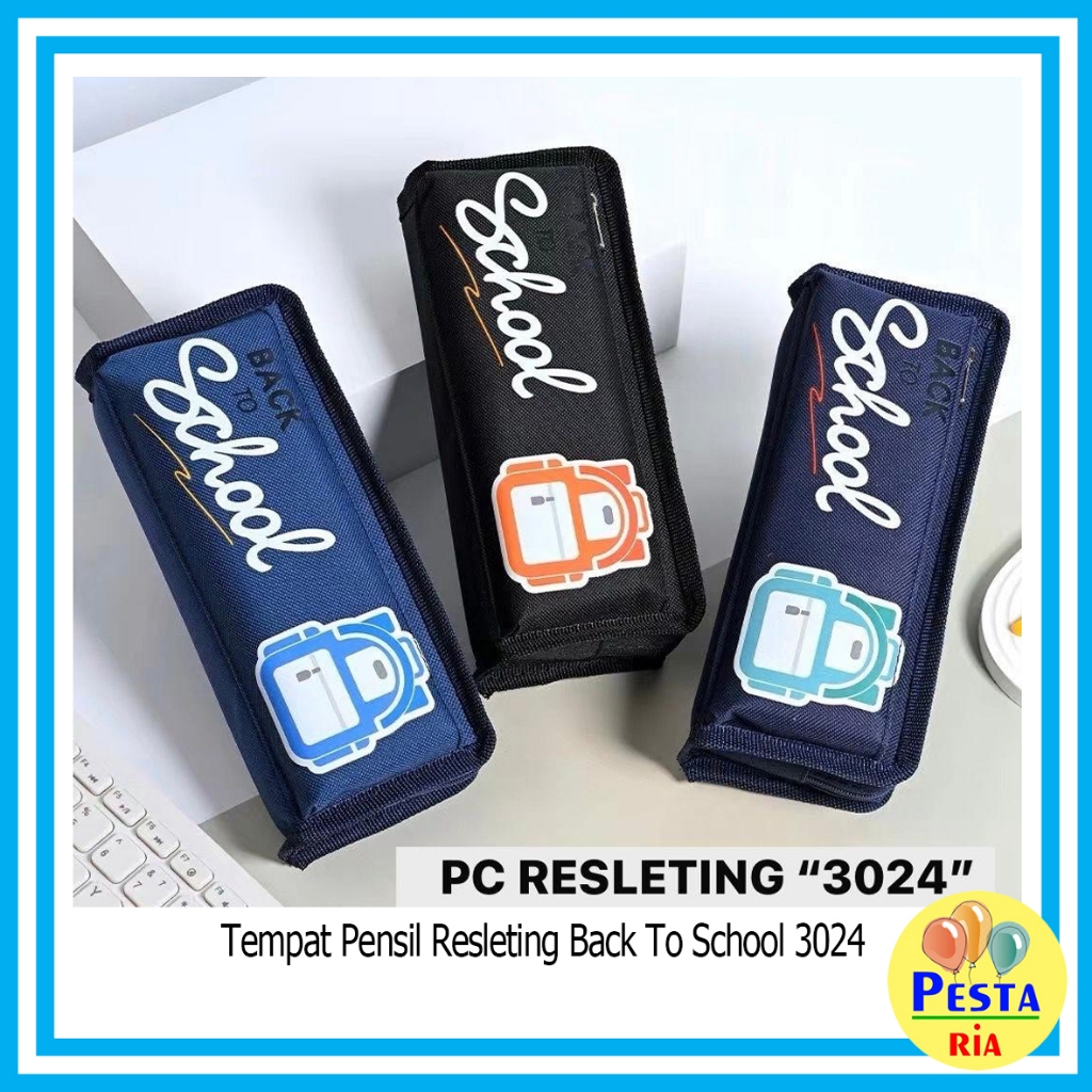 

Murah!! (1Pcs) Tempat Pensil Resleting, tepak kain, tepak sekolah, kotak pensil, tempat alat tulis