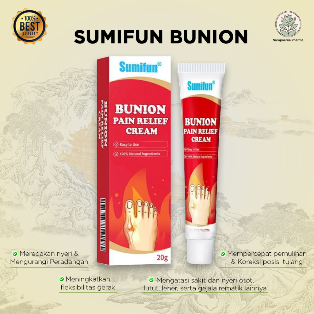 Sumifun Arthritis Bunion Pain Relief Cream Joint Pain Rheumatism Plaster Pain Relievers Ointment 20g