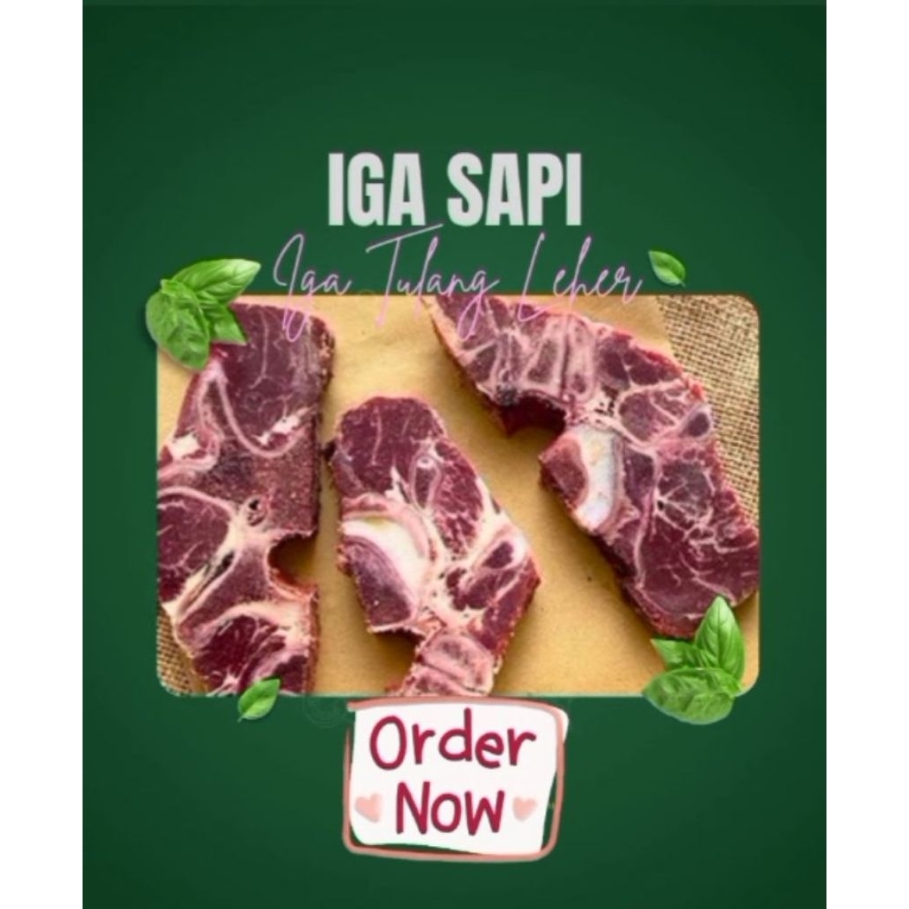 

Iga Sapi Tulang Leher