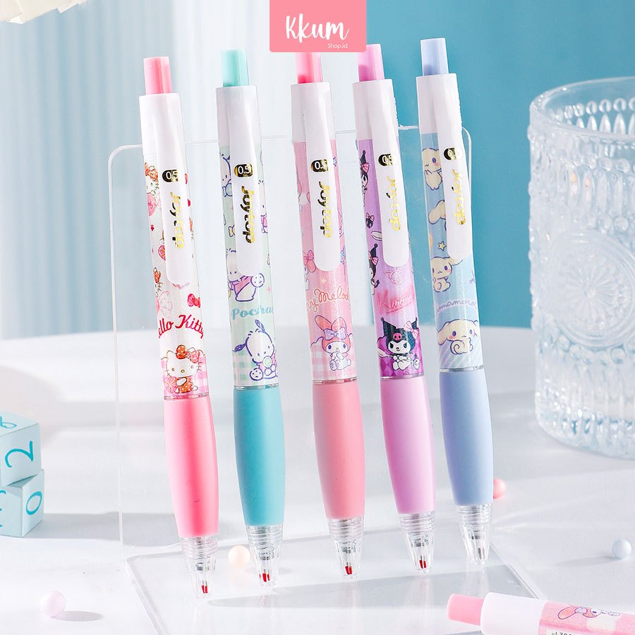 

Pulpen 1PCS Hitam 0.5mm / Blind Box Black Pen Cartoon