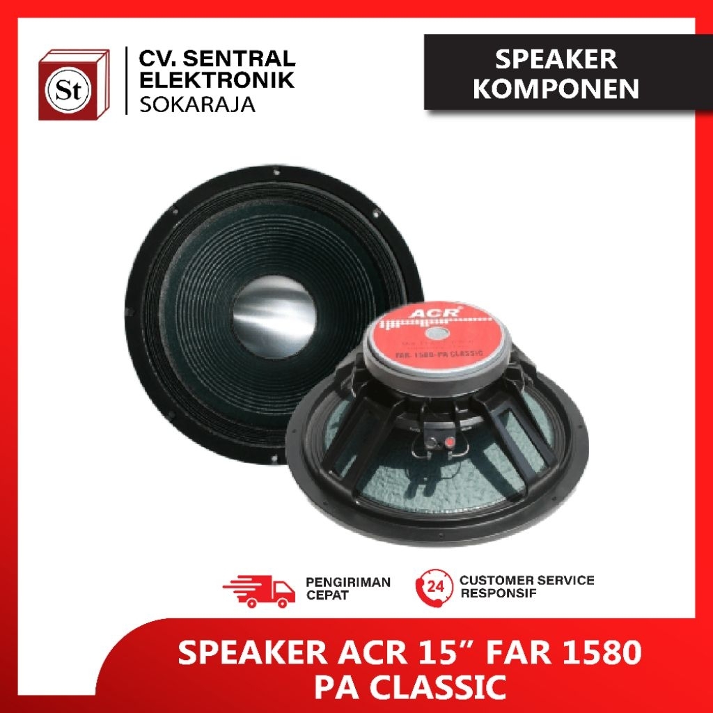 SPEAKER ACR 15" FAB 1580 PA CLASSIC