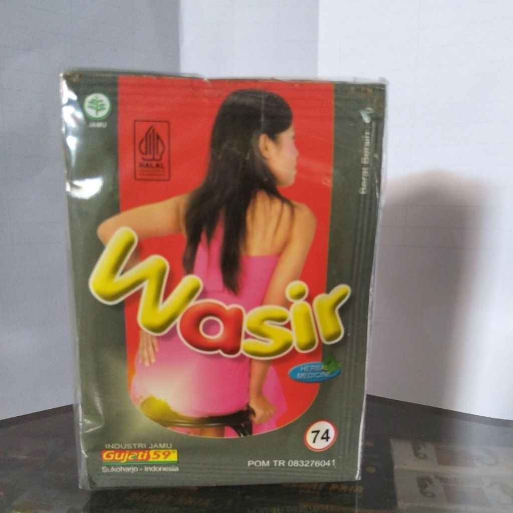 

Gujati 59 jamu wasir 1 pak isi 10 sachet