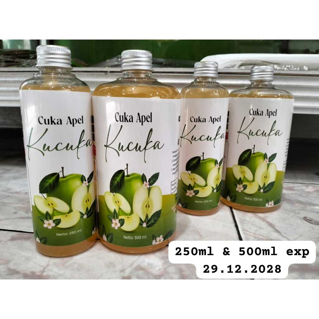 

Cuka Apel Kucuka - Asam Urat, Diabetes, Kolesterol - Halal BPOM 250ml & 500ml
