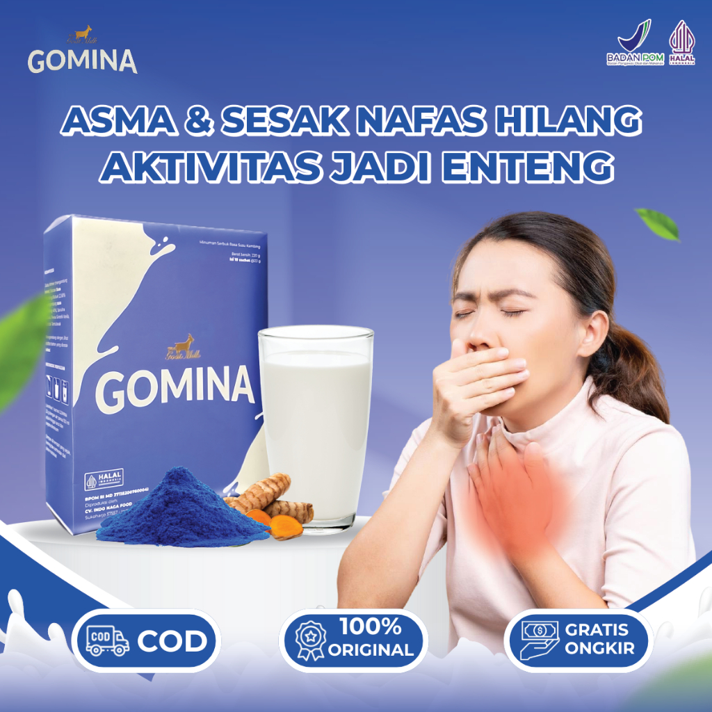 

Gomina Susu Kambing Etawa - Mengatasi Masalah Sesak Nafas - Susu Kambing Etawa 100% Original